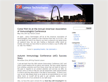 Tablet Screenshot of blog.leinco.com